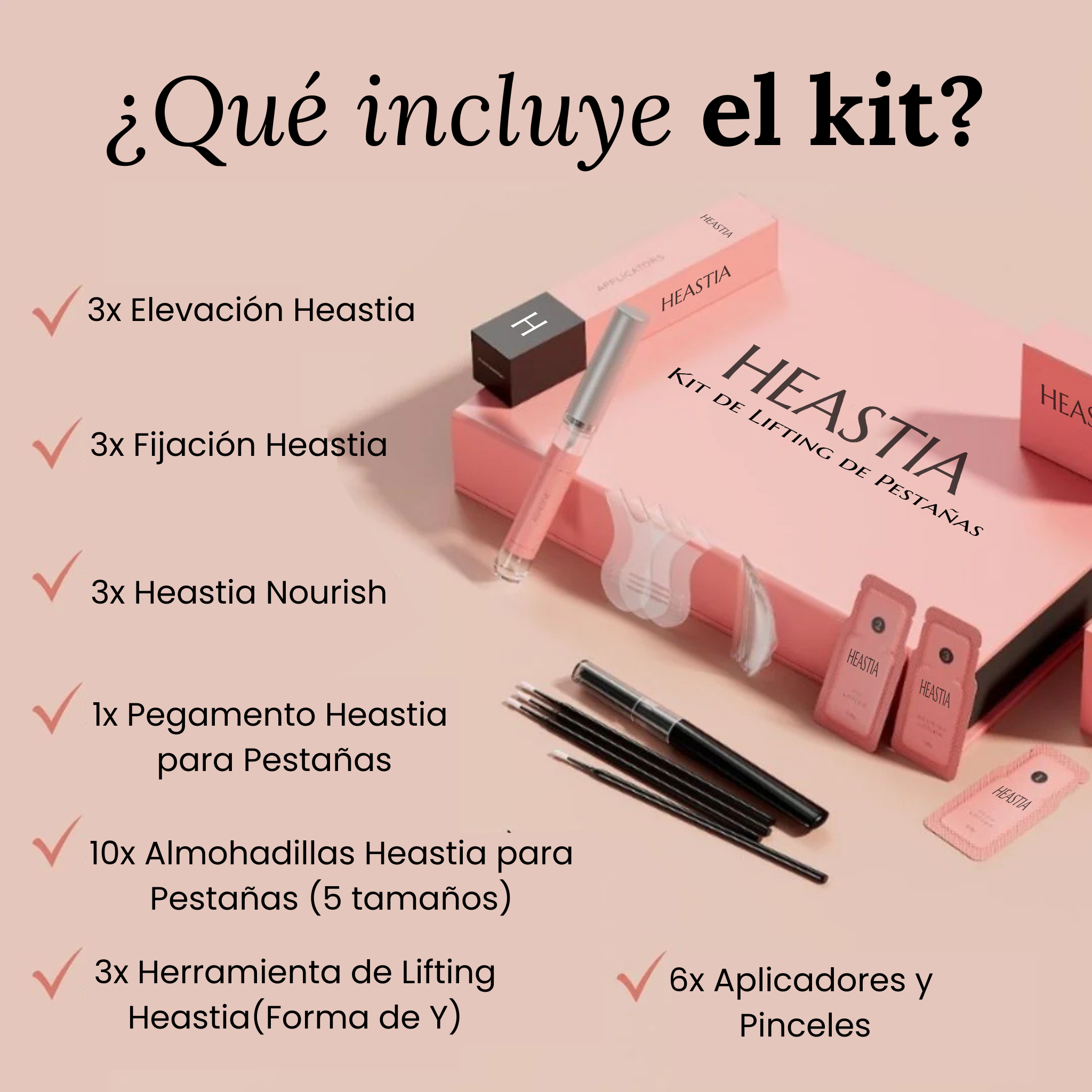 Heastia - Kit de Lifting de Pestañas (2x1)